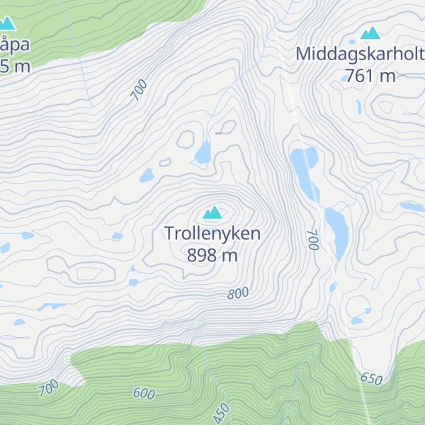 Map of Trollenyken