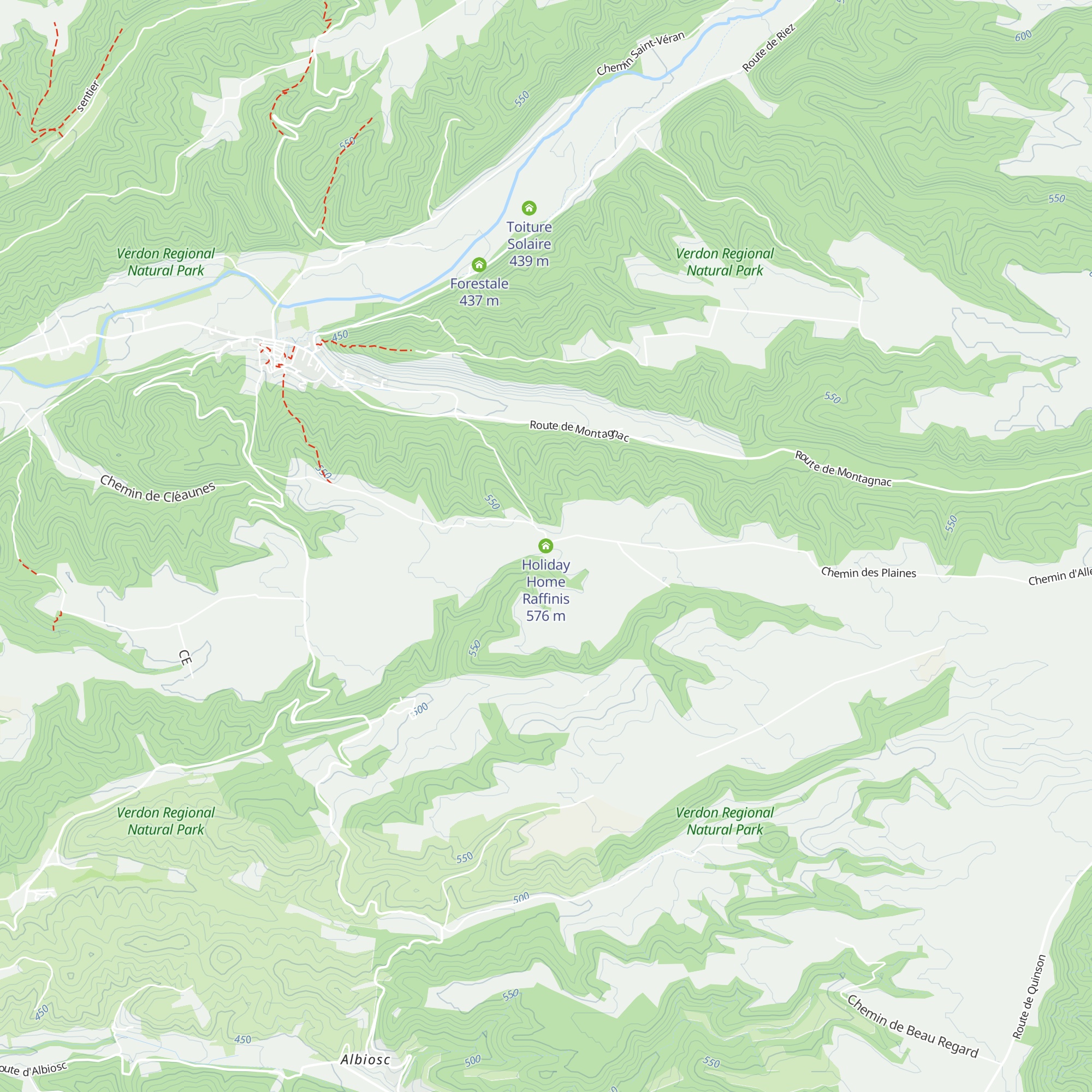 Holiday Home Raffinis map