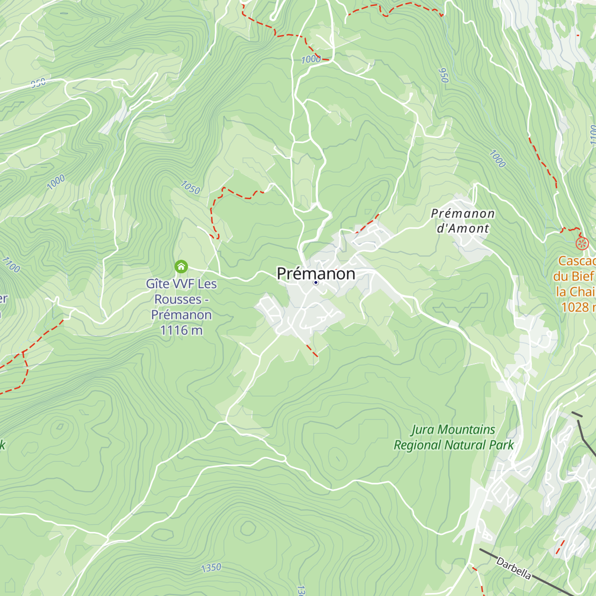 Bureau d'Information Touristique de Prémanon map
