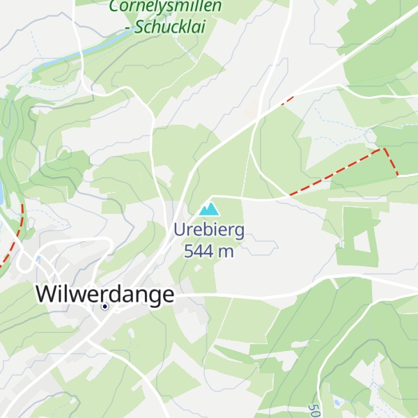 Map of Urebierg