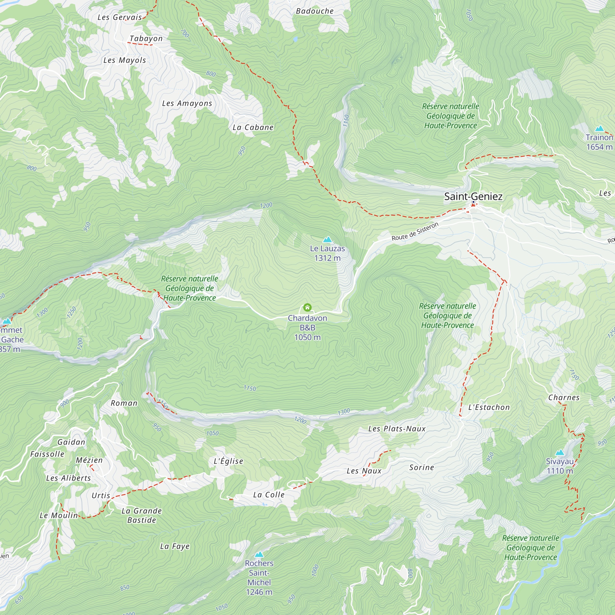 Chardavon B&B map