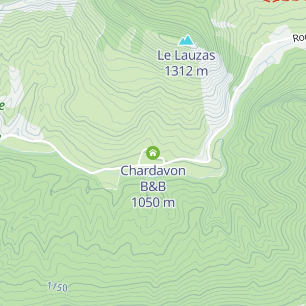 Map of Chardavon B&B