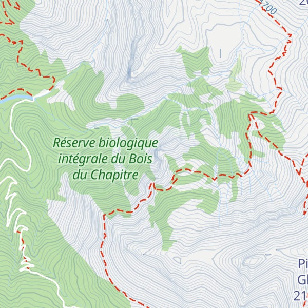 Map of Roc du Vautour