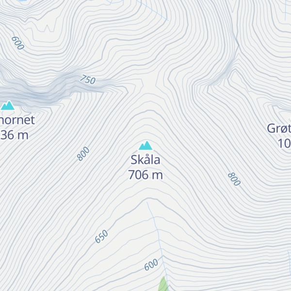 Map of Skåla