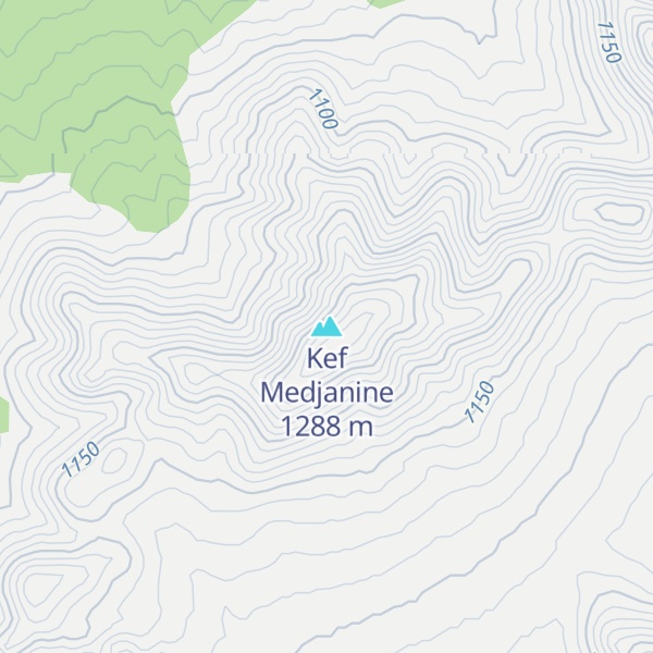 Map of Kef Medjanine