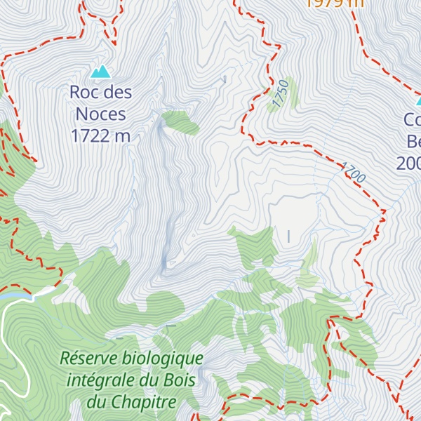 Map of Roc de l'Aigle