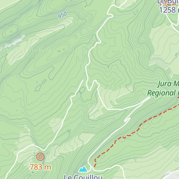 Map of Refuge du Paradis