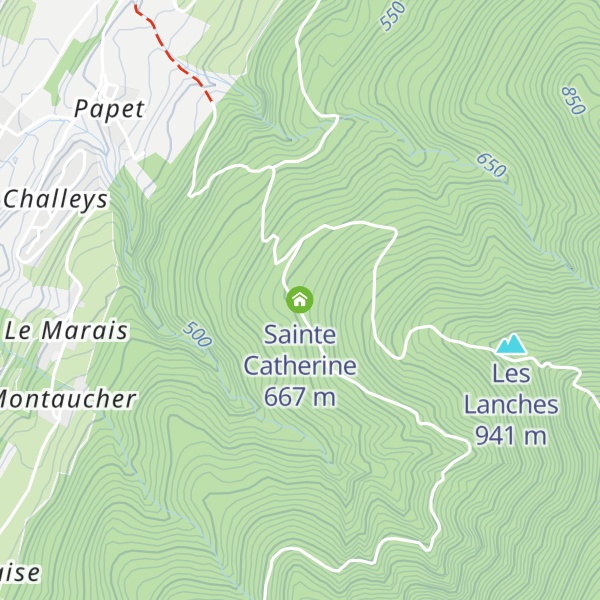 Map of Sainte Catherine