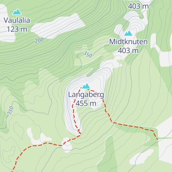 Map of Langaberg