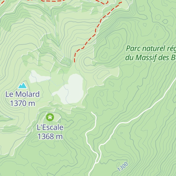 Map of Chalet d'alpage des Creusates