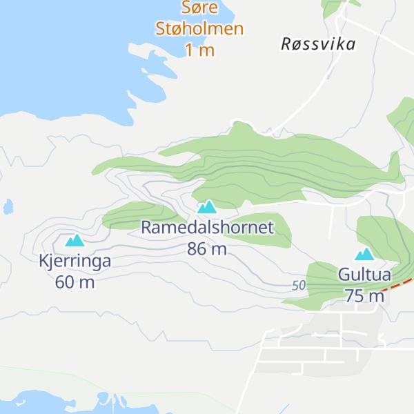 Map of Ramedalshornet