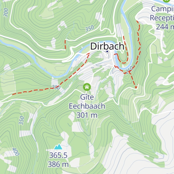 Map of Gîte Eechbaach