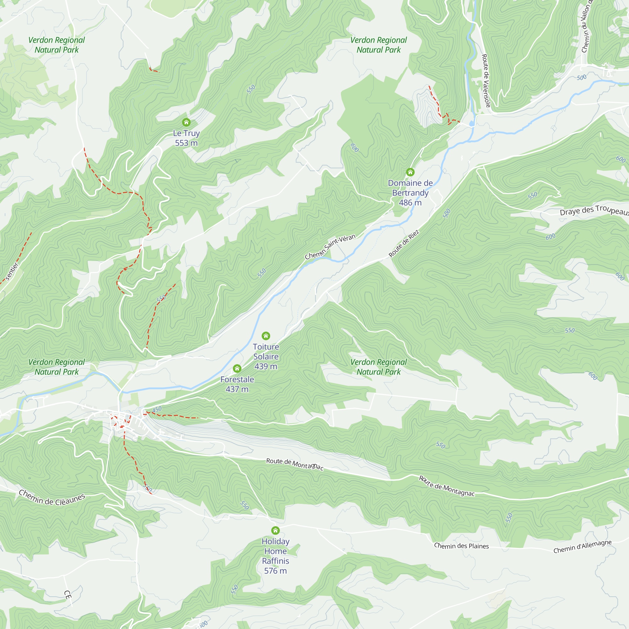 Bastide La Fondue map