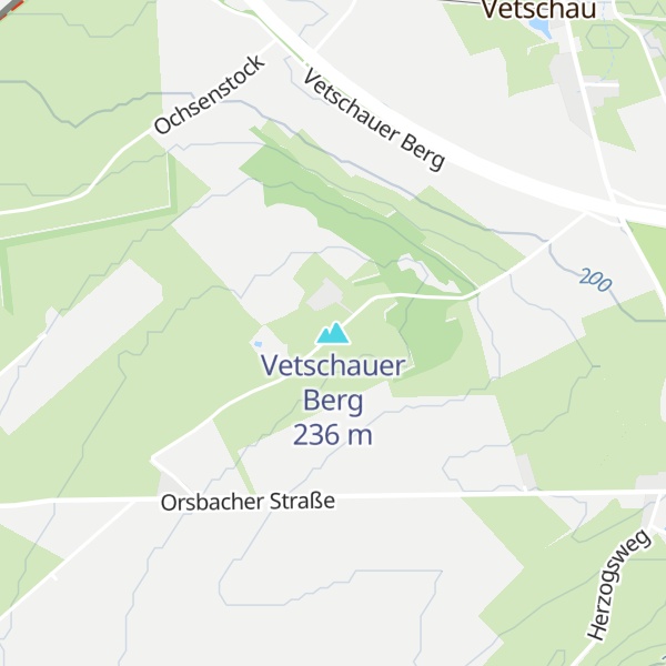 Map of Vetschauer Berg