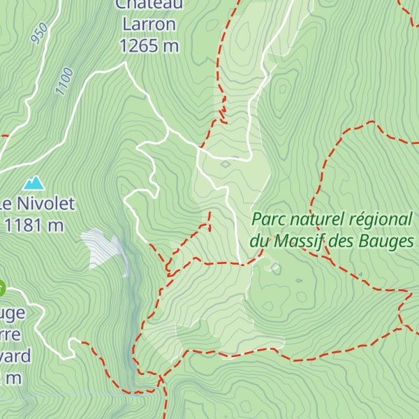 Map of Refuge du Creux de Lachat