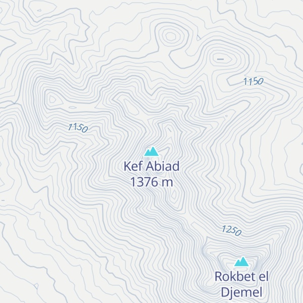 Map of Kef Abiad
