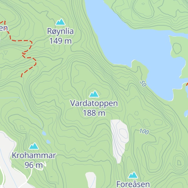Map of Vardatoppen