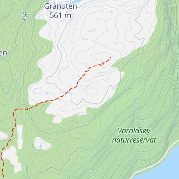 Map of Bjørkhaug