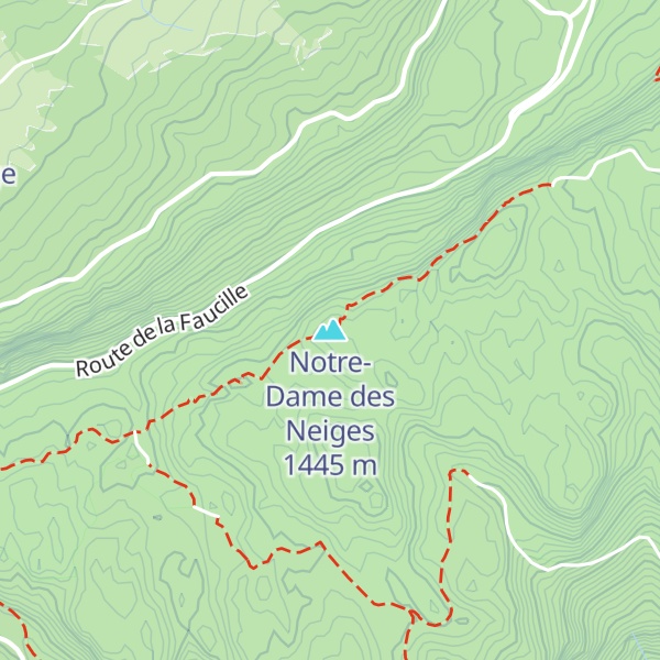 Map of Notre-Dame des Neiges