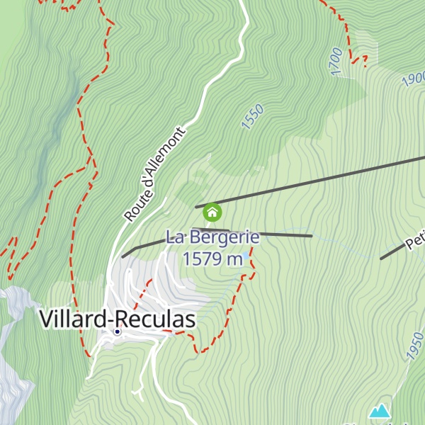 Map of La Bergerie