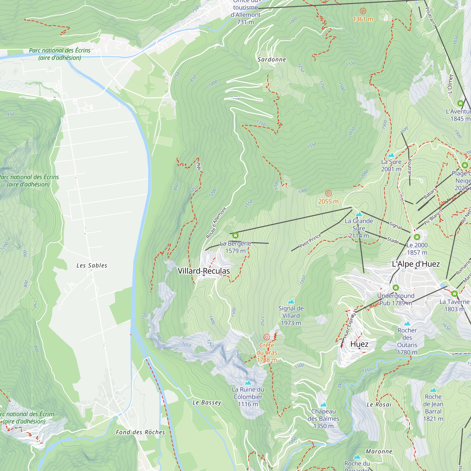 La Bergerie map