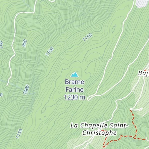 Map of Brame Farine