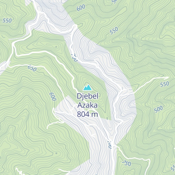 Map of Djebel Azaka