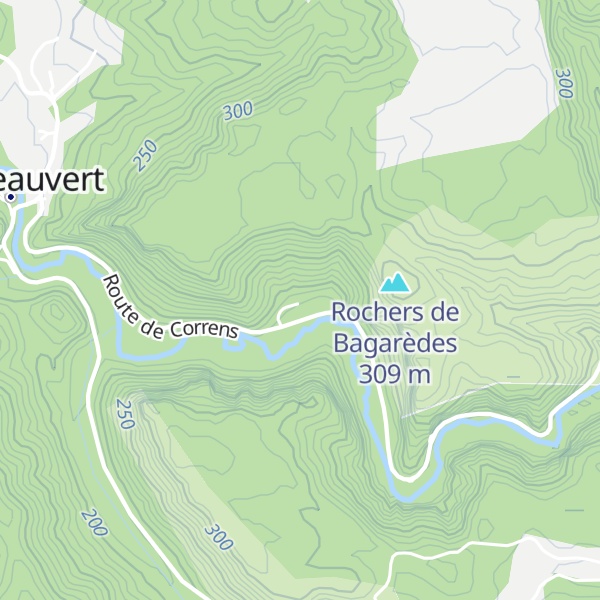 Map of Bagarèdes