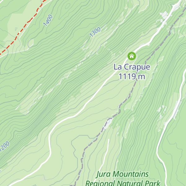 Map of La Serriere