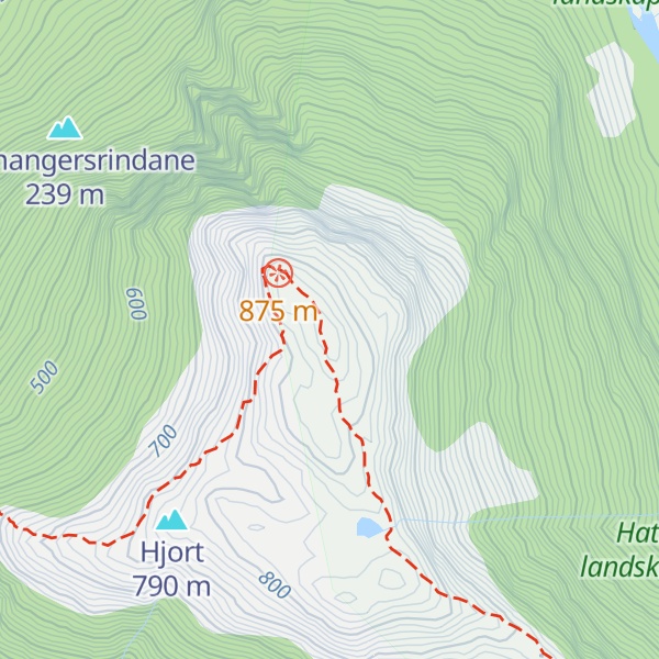 Map of Malmangernuten