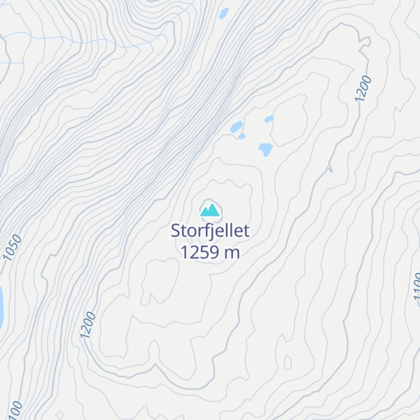 Map of Storfjellet
