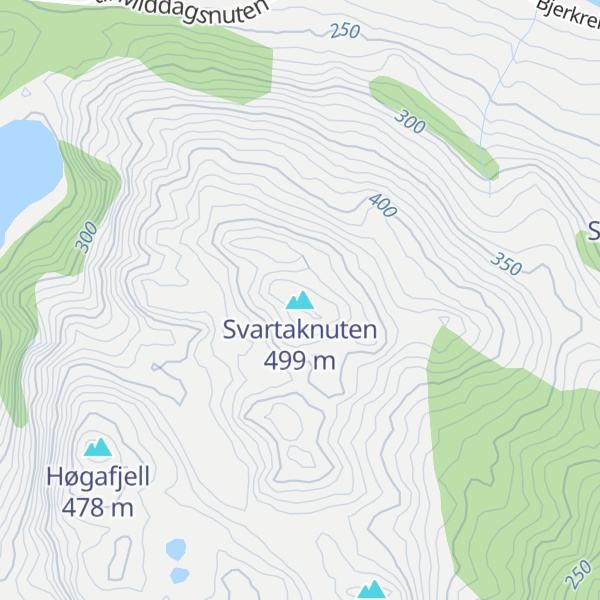 Map of Svartaknuten