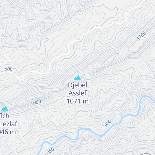 Map of Djebel Asslef