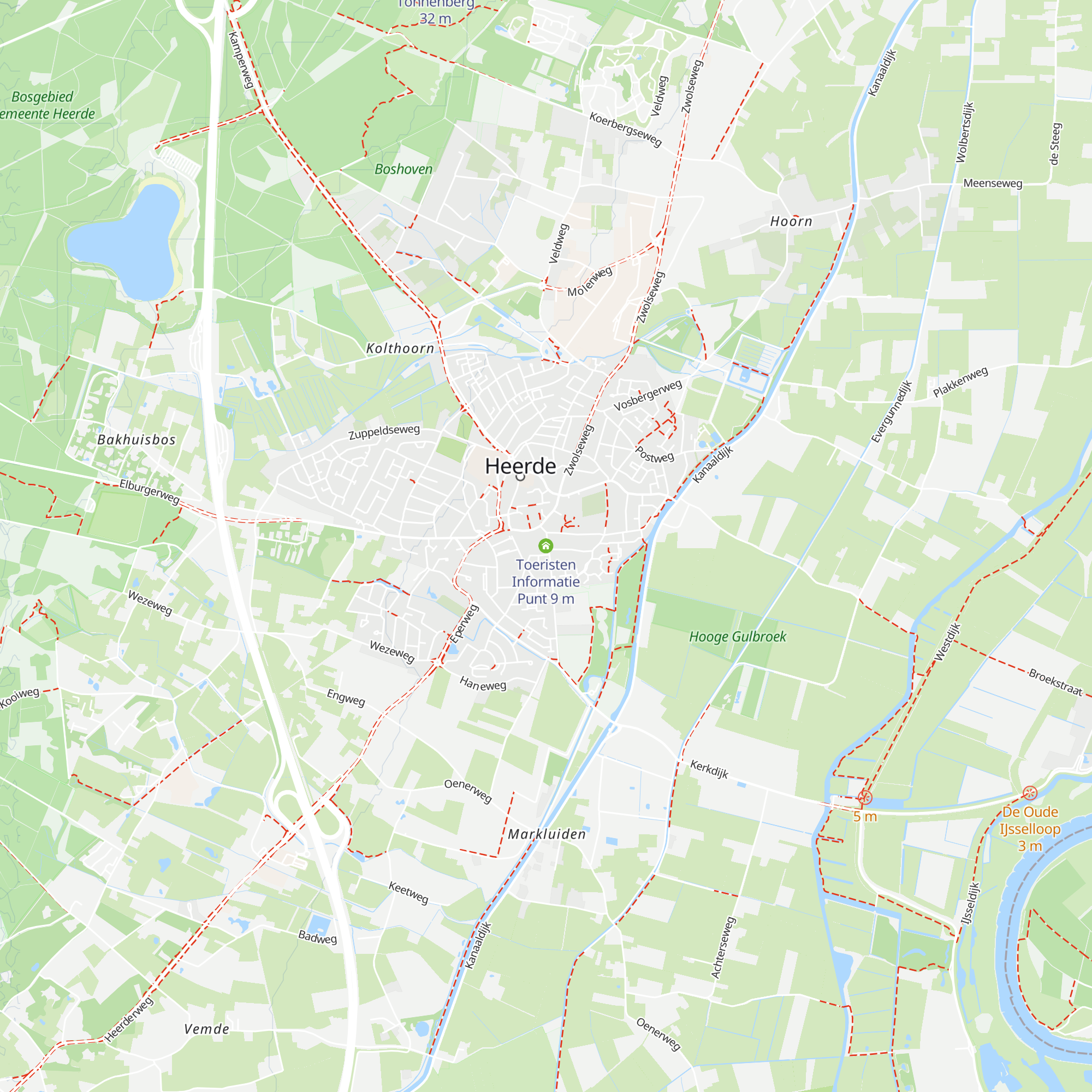 Toeristen Informatie Punt map