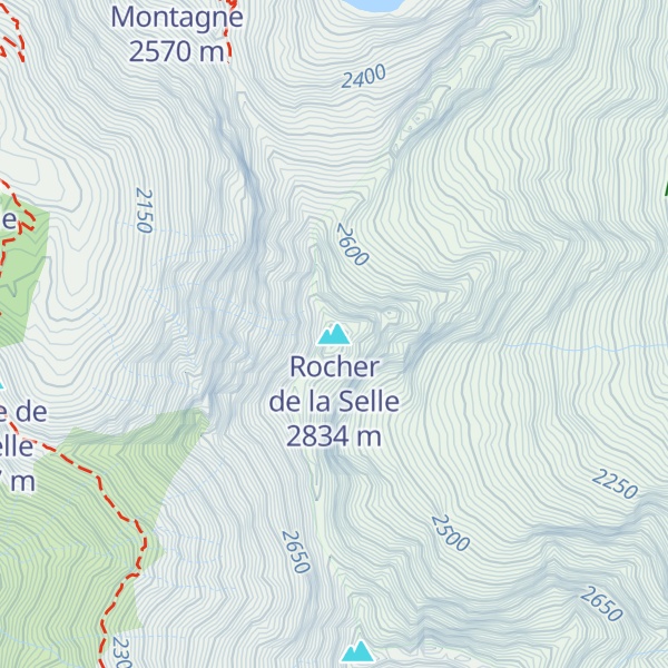 Map of Rocher de la Selle