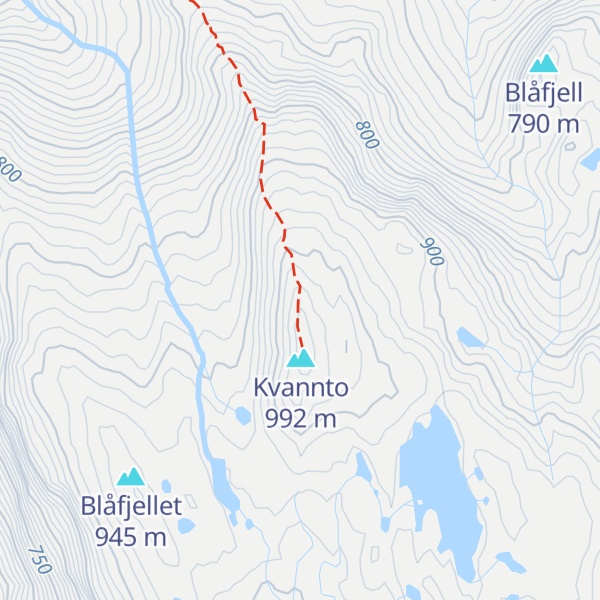Map of Konefjell
