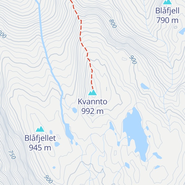 Map of Kvannto