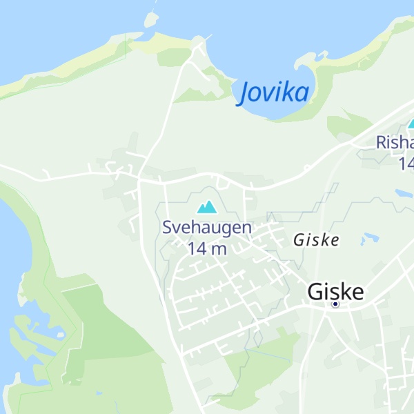 Map of Svehaugen