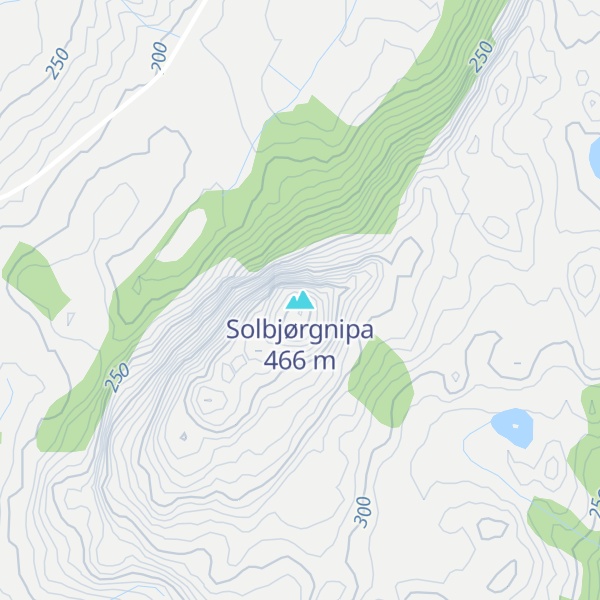 Map of Solbjørgnipa