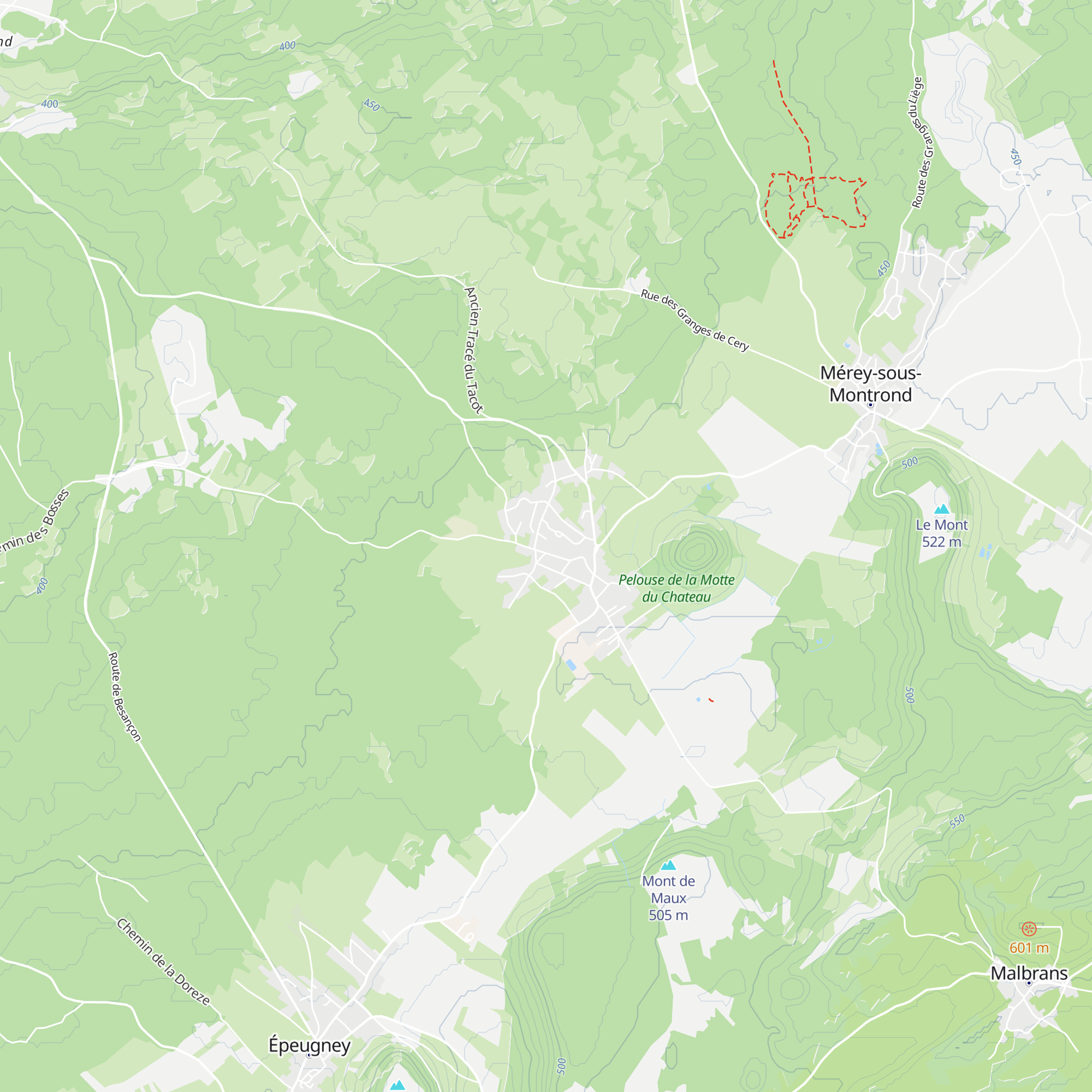 Gîte spéléo map