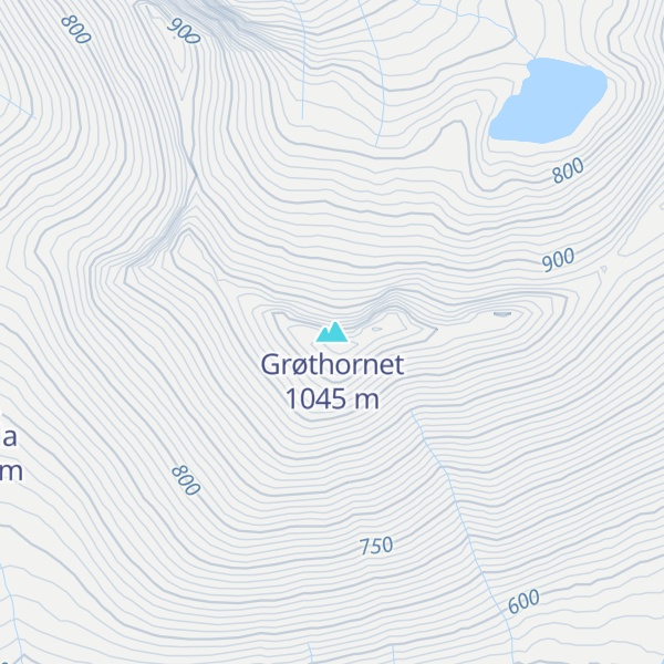 Map of Grøthornet