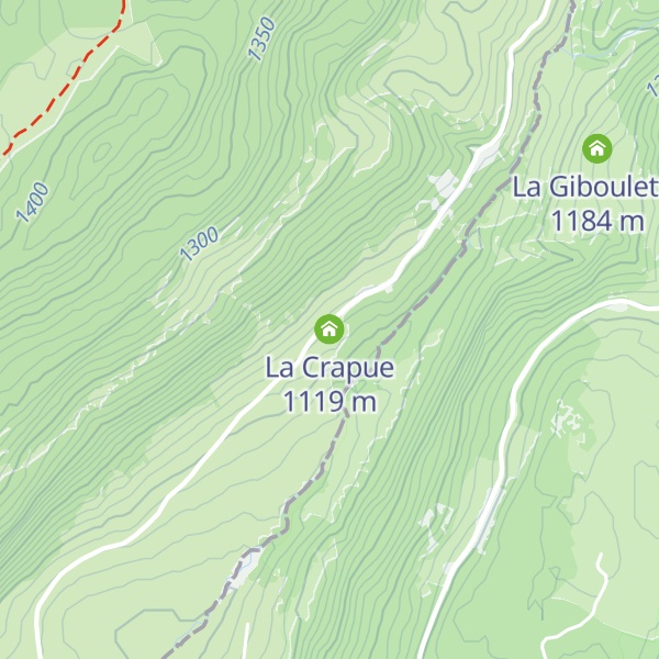 Map of La Crapue