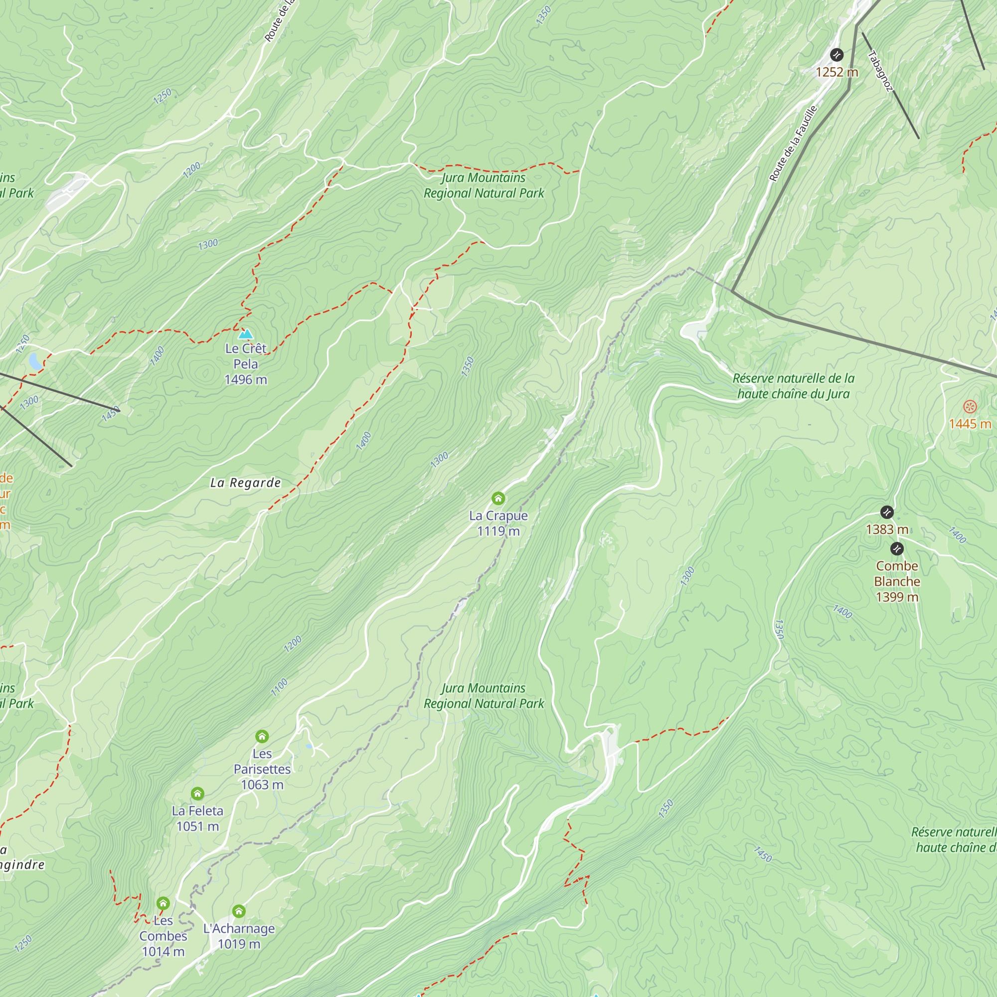 La Crapue map