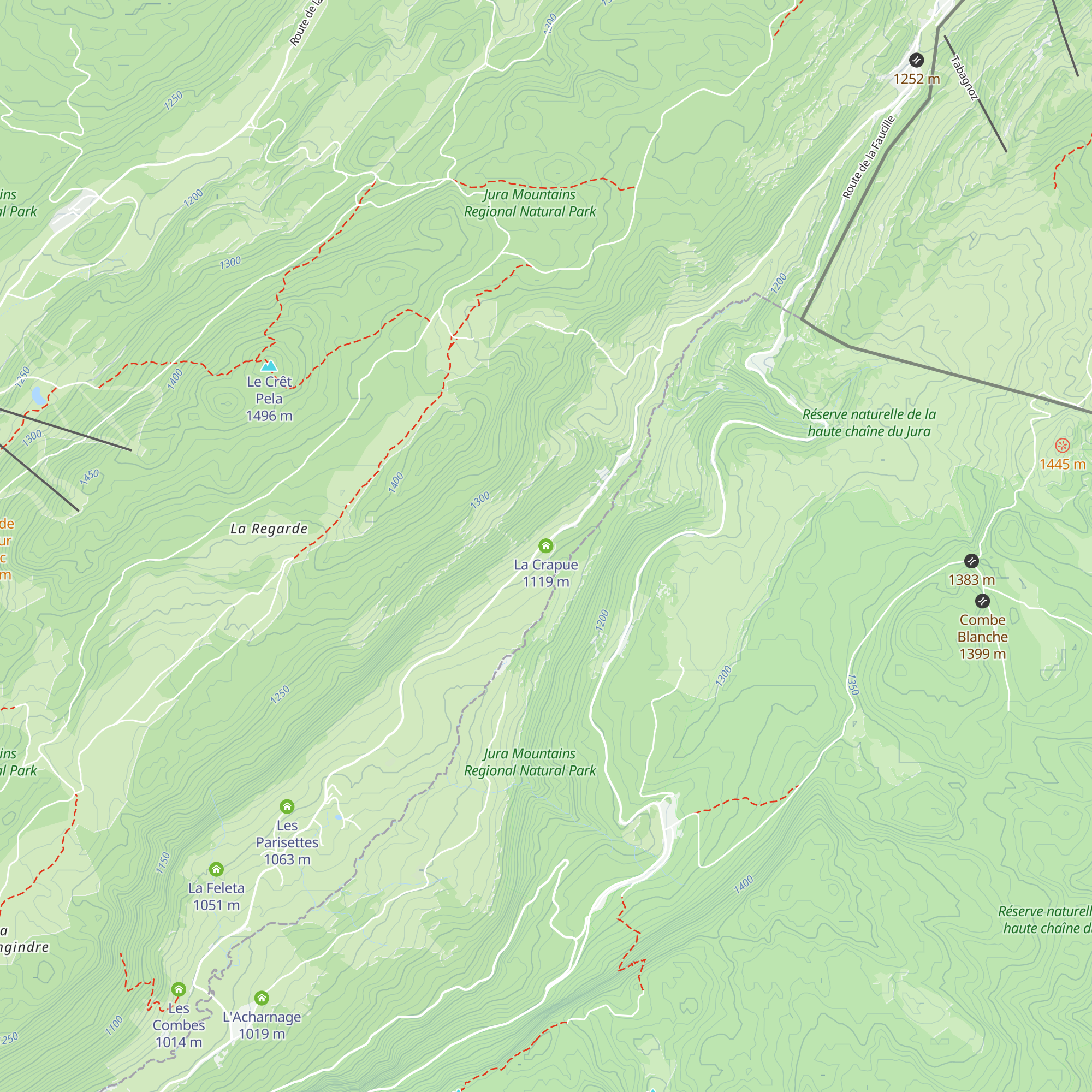 La Crapue map