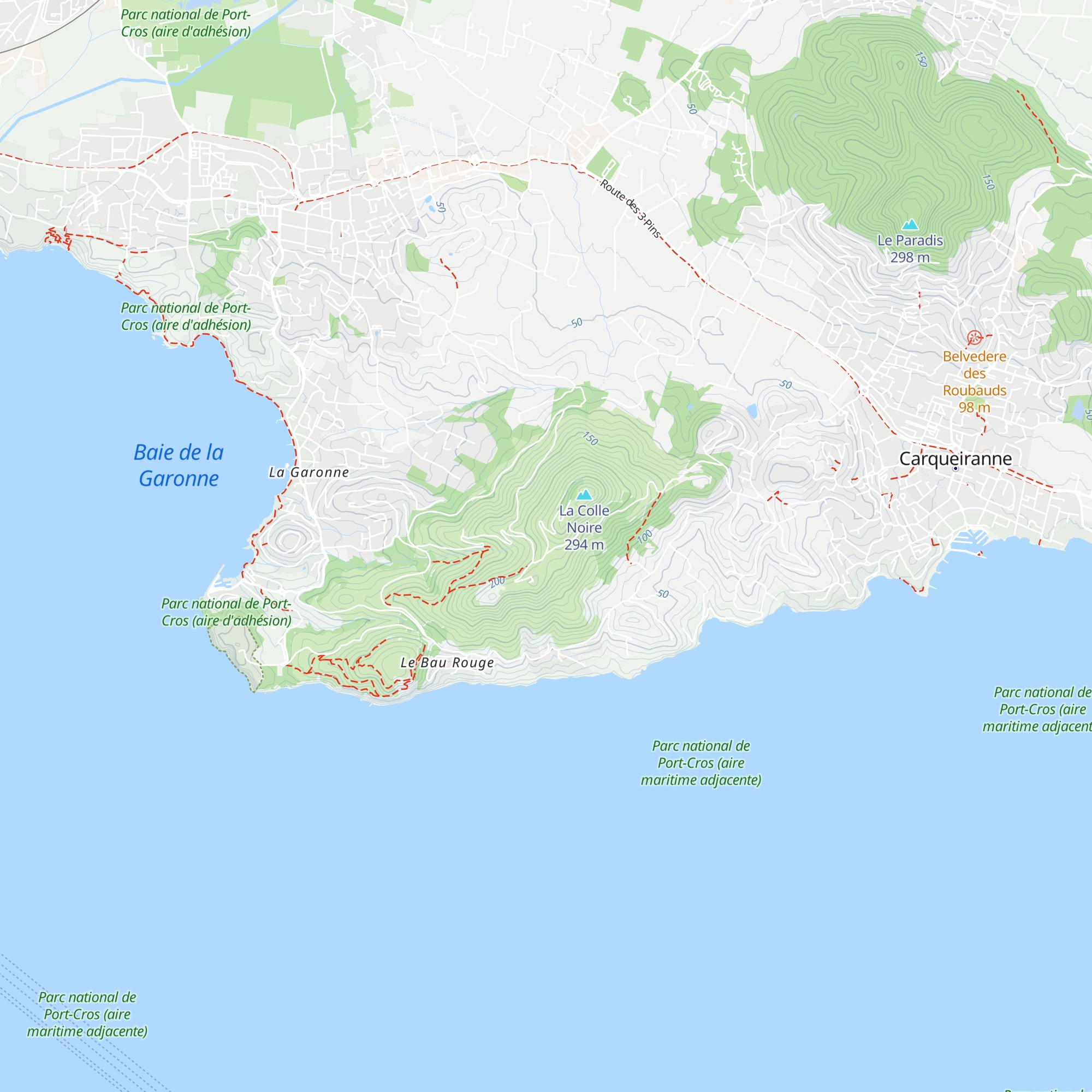 Sémaphore map