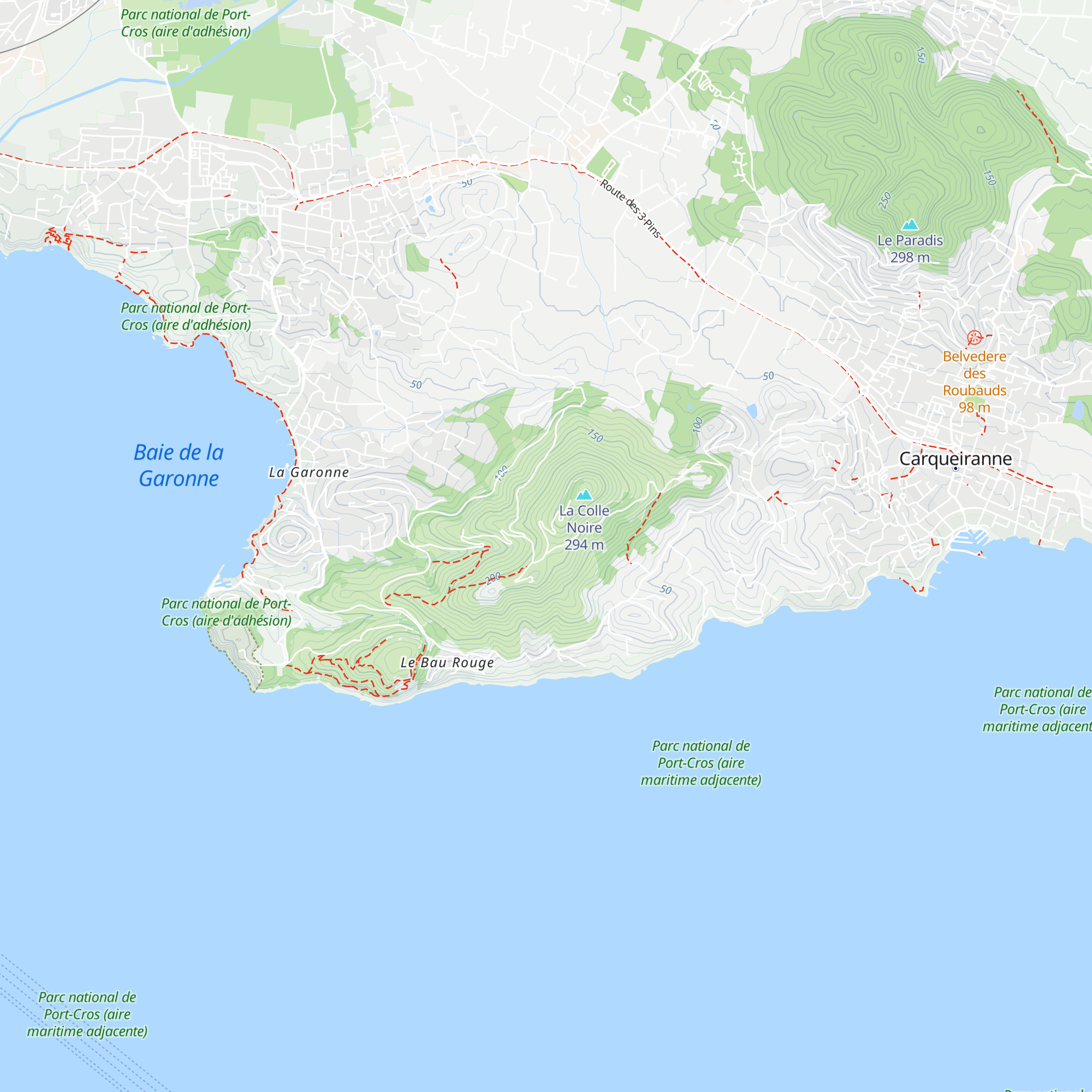 Sémaphore map