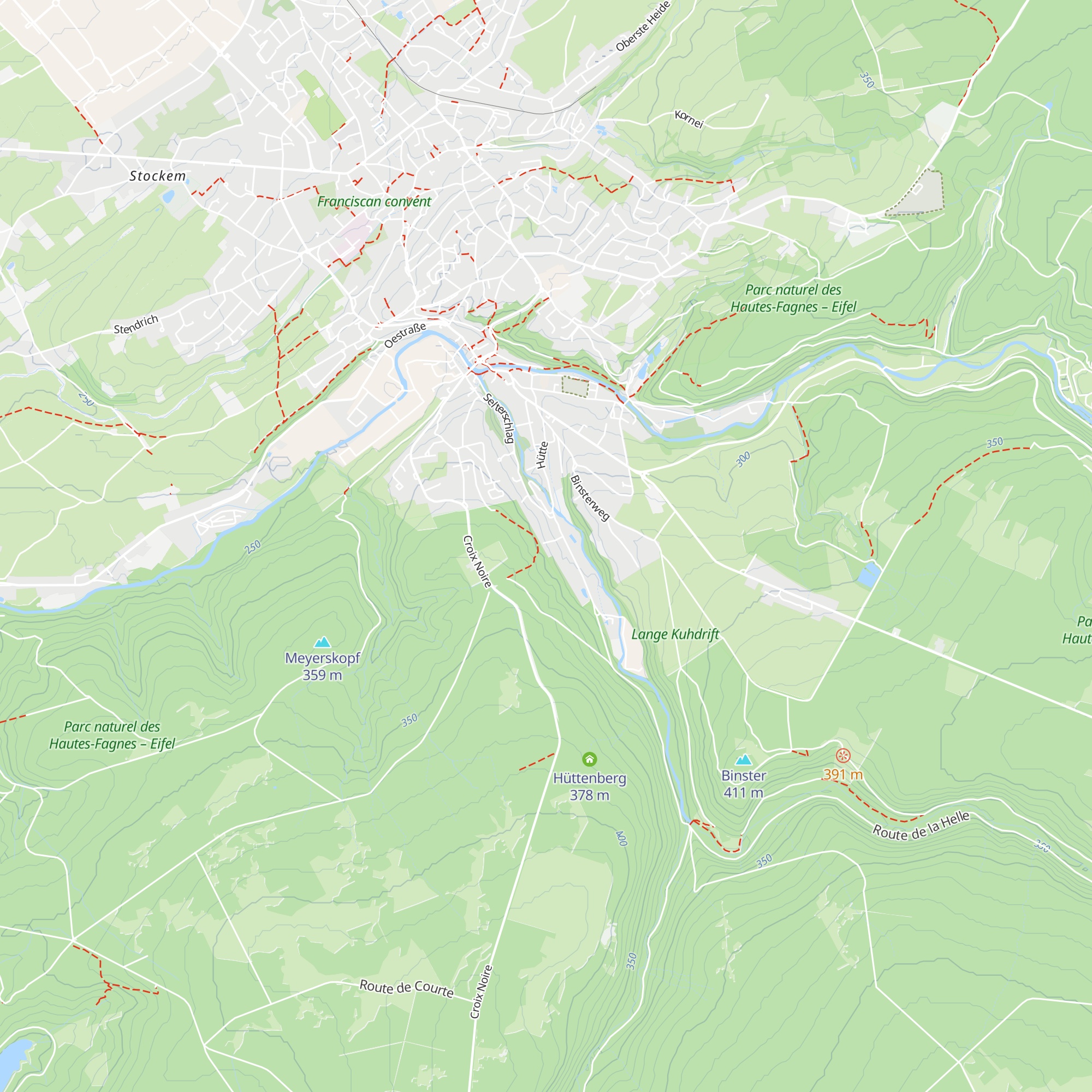 Ochsenalm map