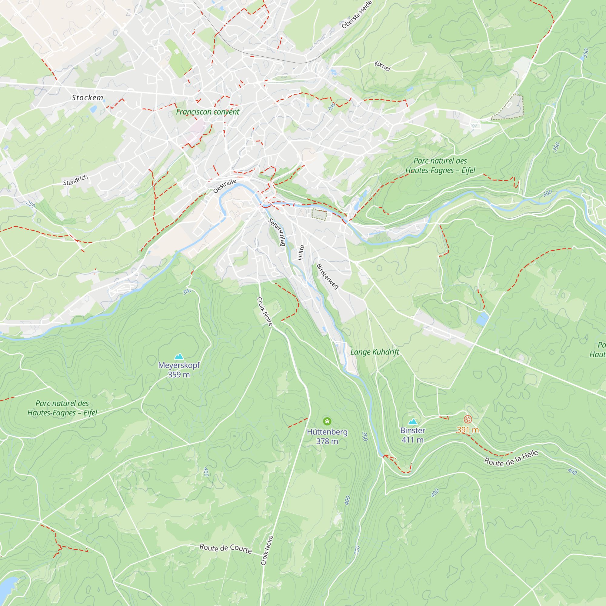 Ochsenalm map