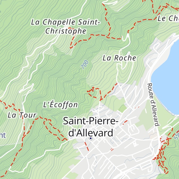Map of Tour d'Aquin