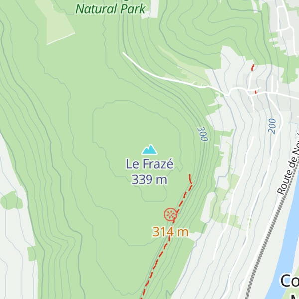 Map of Le Frazé